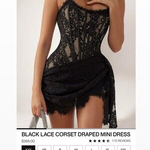 Black Strapless Bodycon Cocktail Dress